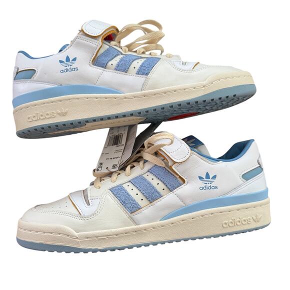 NWT Men\'s Adidas Baby Blue Forum 84 LG White Clear Sky Sneakers - Size 12.5 main image 6